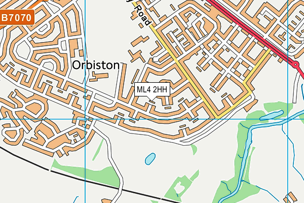 ML4 2HH map - OS VectorMap District (Ordnance Survey)