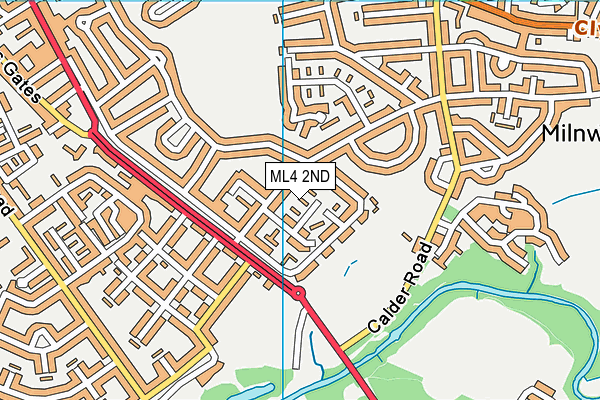 ML4 2ND map - OS VectorMap District (Ordnance Survey)