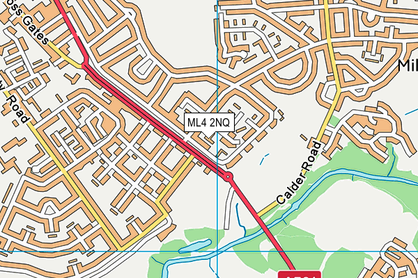 ML4 2NQ map - OS VectorMap District (Ordnance Survey)