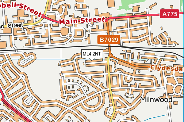 ML4 2NT map - OS VectorMap District (Ordnance Survey)