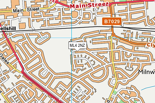 ML4 2NZ map - OS VectorMap District (Ordnance Survey)