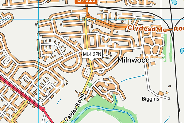 ML4 2PN map - OS VectorMap District (Ordnance Survey)