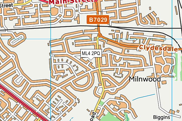 ML4 2PQ map - OS VectorMap District (Ordnance Survey)