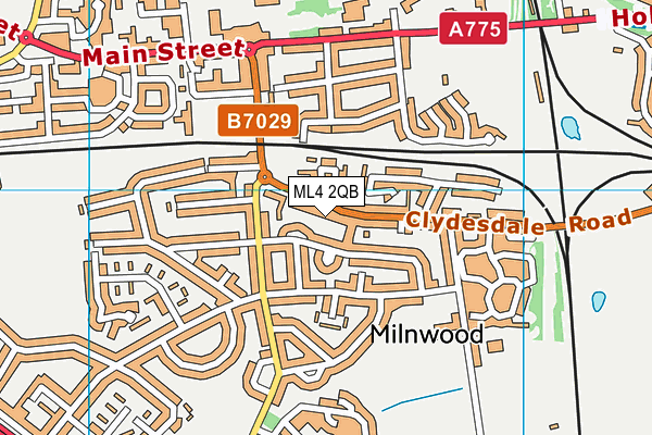 ML4 2QB map - OS VectorMap District (Ordnance Survey)