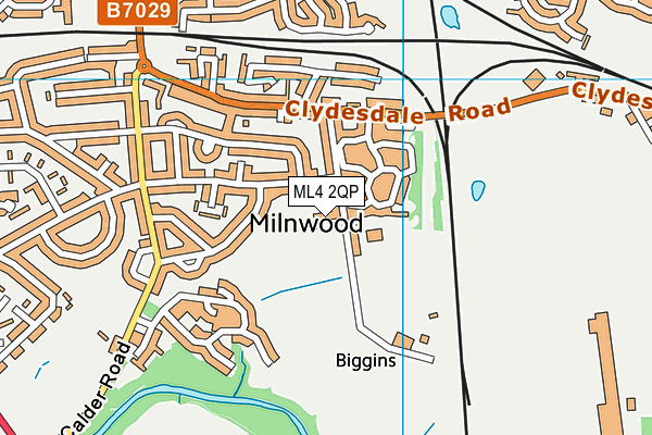 ML4 2QP map - OS VectorMap District (Ordnance Survey)