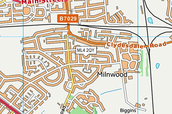 ML4 2QY map - OS VectorMap District (Ordnance Survey)