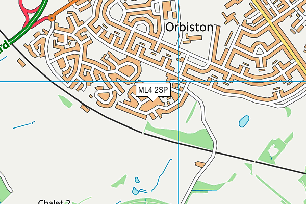 ML4 2SP map - OS VectorMap District (Ordnance Survey)