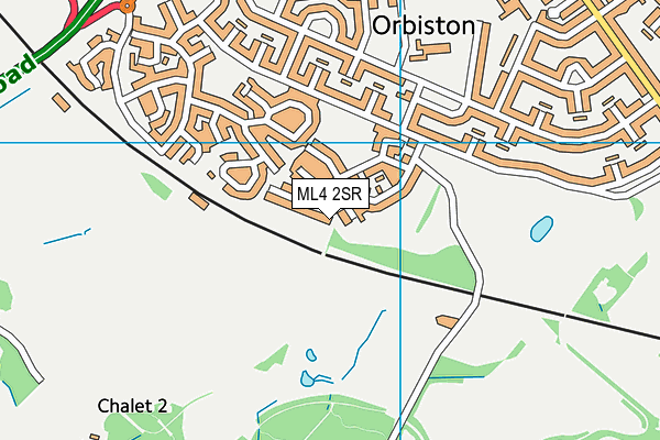 ML4 2SR map - OS VectorMap District (Ordnance Survey)