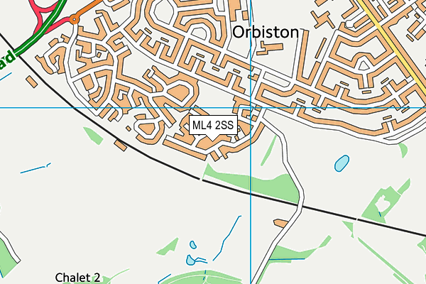 ML4 2SS map - OS VectorMap District (Ordnance Survey)