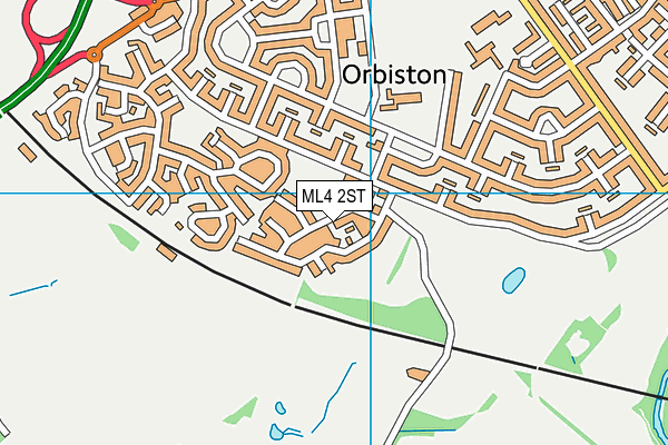 ML4 2ST map - OS VectorMap District (Ordnance Survey)