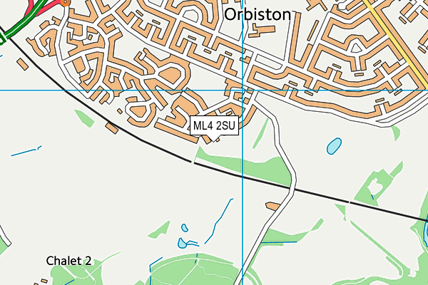 ML4 2SU map - OS VectorMap District (Ordnance Survey)