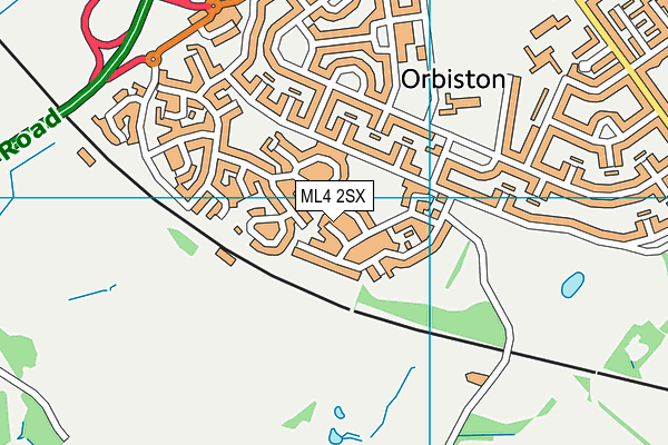ML4 2SX map - OS VectorMap District (Ordnance Survey)