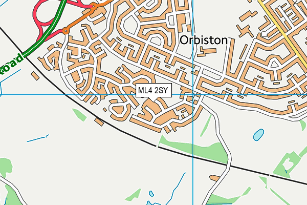 ML4 2SY map - OS VectorMap District (Ordnance Survey)