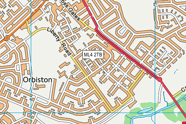 ML4 2TB map - OS VectorMap District (Ordnance Survey)