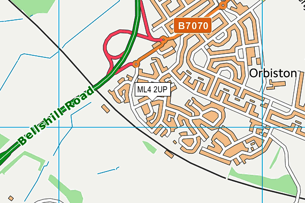 ML4 2UP map - OS VectorMap District (Ordnance Survey)