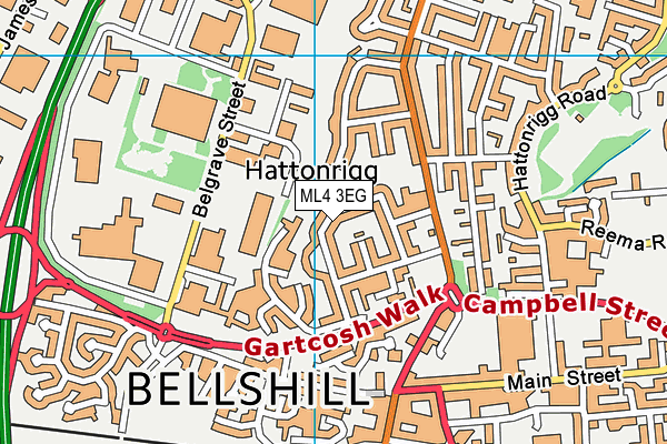 ML4 3EG map - OS VectorMap District (Ordnance Survey)