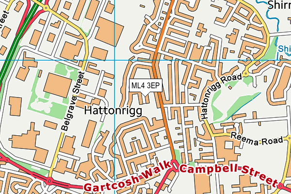 ML4 3EP map - OS VectorMap District (Ordnance Survey)