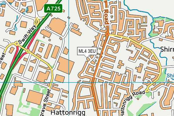 ML4 3EU map - OS VectorMap District (Ordnance Survey)