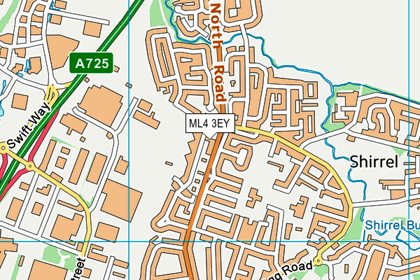 ML4 3EY map - OS VectorMap District (Ordnance Survey)
