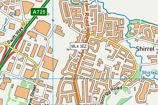 ML4 3EZ map - OS VectorMap District (Ordnance Survey)