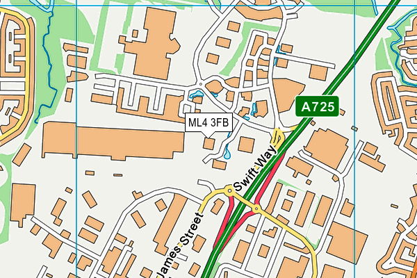 ML4 3FB map - OS VectorMap District (Ordnance Survey)