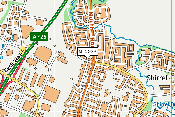 Map of HUNTER ELECTRICAL SOLUTIONS LTD at district scale