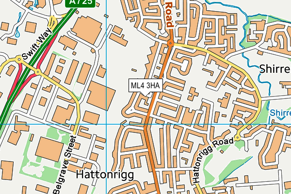 ML4 3HA map - OS VectorMap District (Ordnance Survey)