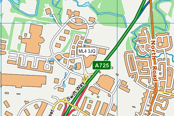 ML4 3JQ map - OS VectorMap District (Ordnance Survey)
