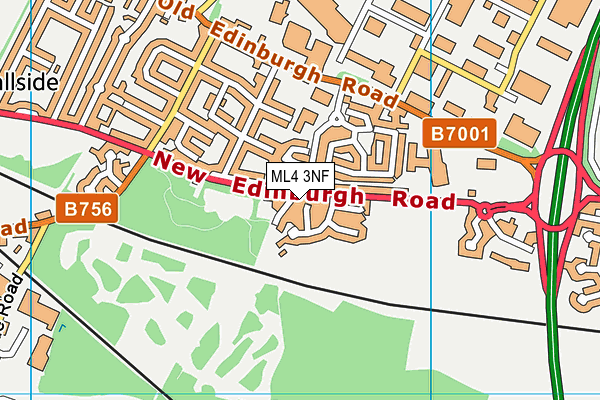 ML4 3NF map - OS VectorMap District (Ordnance Survey)