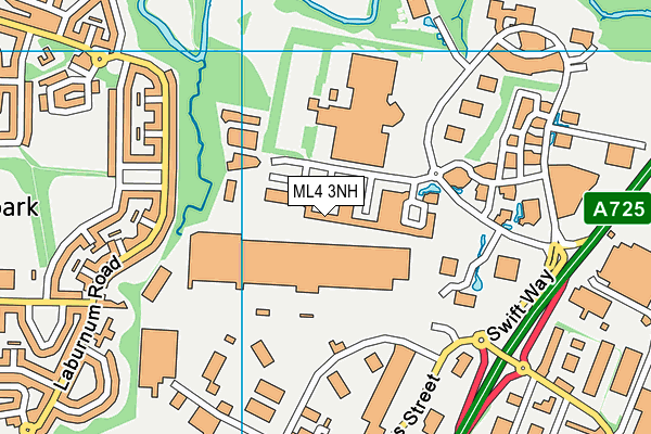 Map of THE ROOF STORE LIMITED at district scale