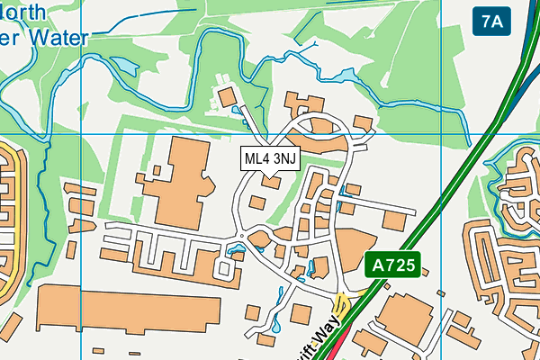 Map of HUB SW AYR HOLDCO LIMITED at district scale
