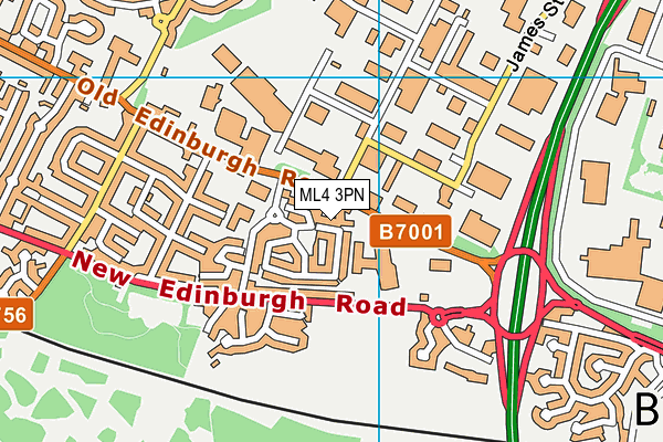 ML4 3PN map - OS VectorMap District (Ordnance Survey)