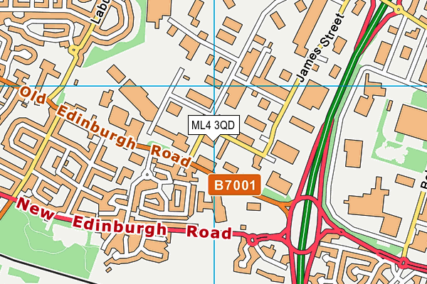 ML4 3QD map - OS VectorMap District (Ordnance Survey)