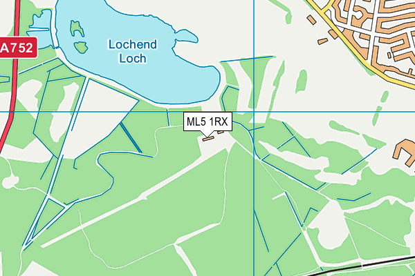 ML5 1RX map - OS VectorMap District (Ordnance Survey)