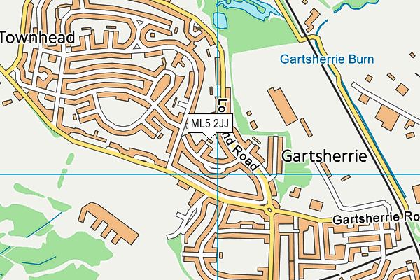 ML5 2JJ map - OS VectorMap District (Ordnance Survey)
