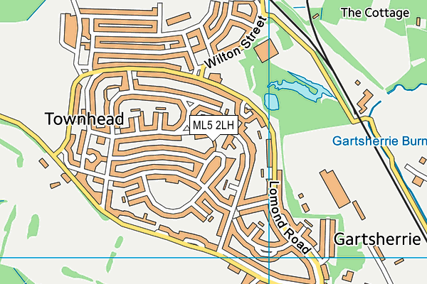 ML5 2LH map - OS VectorMap District (Ordnance Survey)