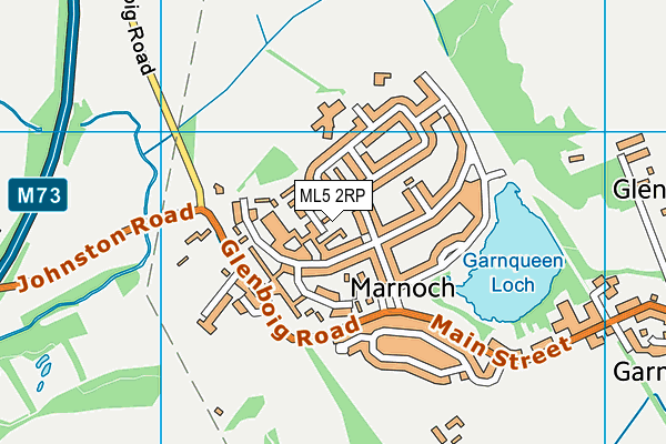 ML5 2RP map - OS VectorMap District (Ordnance Survey)