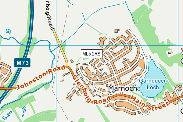 ML5 2RS map - OS VectorMap District (Ordnance Survey)