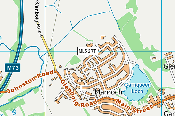 ML5 2RT map - OS VectorMap District (Ordnance Survey)