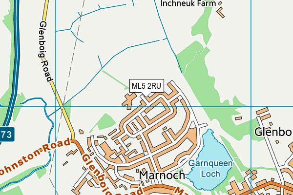 ML5 2RU map - OS VectorMap District (Ordnance Survey)