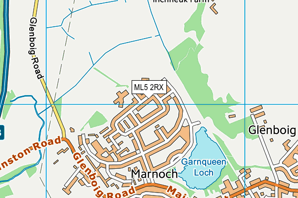 ML5 2RX map - OS VectorMap District (Ordnance Survey)