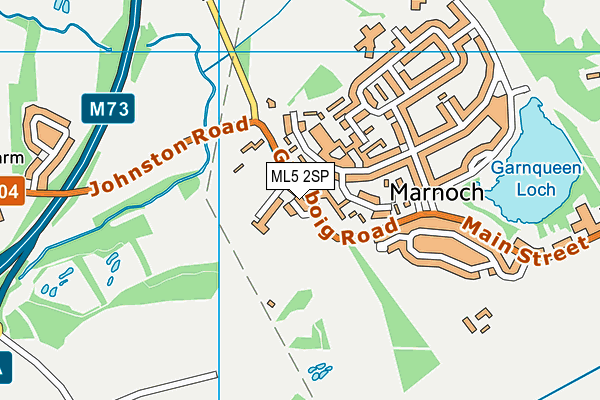 ML5 2SP map - OS VectorMap District (Ordnance Survey)