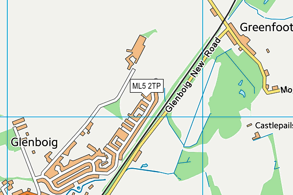 ML5 2TP map - OS VectorMap District (Ordnance Survey)