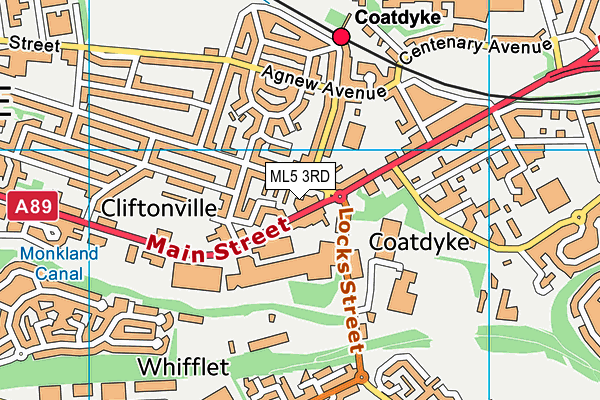 Map of GAVIN THOMSON PHYSIOTHERAPY LTD at district scale