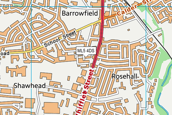 ML5 4DS map - OS VectorMap District (Ordnance Survey)