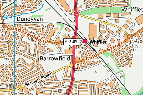 Map of THE CANDY STORE (WHIFFLET) LTD. at district scale