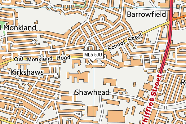 Map of ANGELA WARD LTD at district scale
