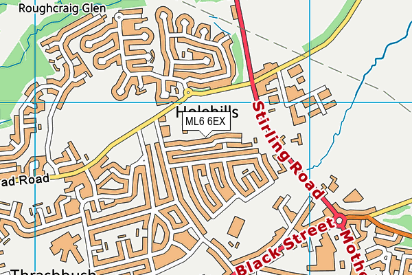 ML6 6EX map - OS VectorMap District (Ordnance Survey)
