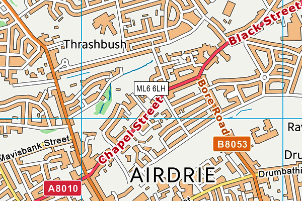 Map of TANDOORI AIRDRIE LTD at district scale