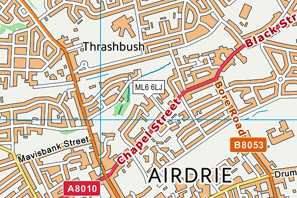 ML6 6LJ map - OS VectorMap District (Ordnance Survey)